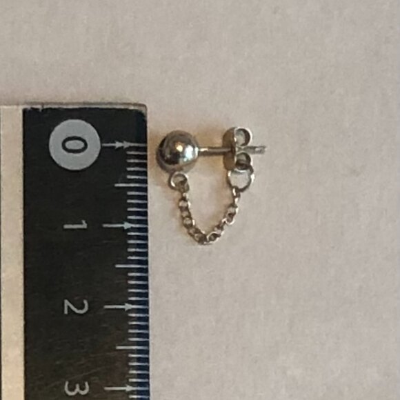 Bluboho Ball Chain Earring_SINGLE Earring - Picture 6 of 6